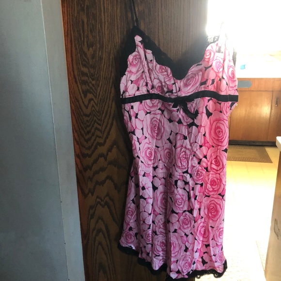 1)1996 VINTAGE NICK&NORA ROSES CHEMISE, SZXL,100%SILK, BEYOND EUC, VERY ELEGANT - Picture 10 of 15